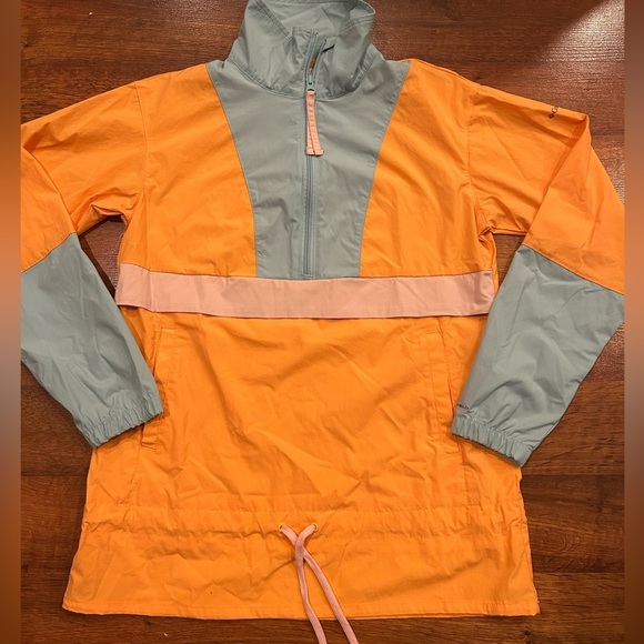 Columbia Women's Windbreaker Size XS Omni- Shield Repellent Orange Blue - Picture 1 of 8